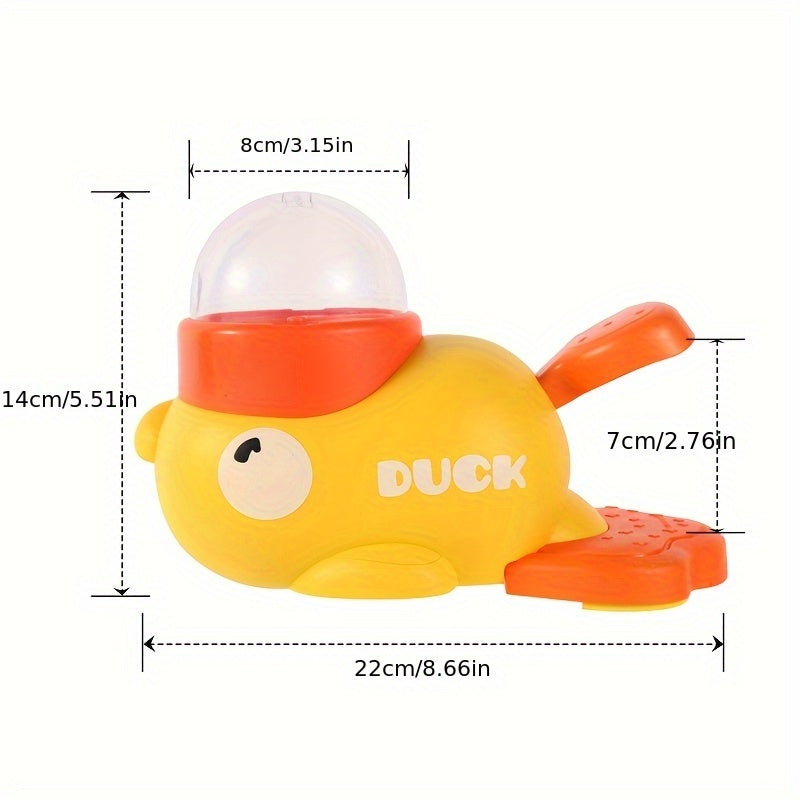 Interactive Duck Treat Dispenser Dog Toy – Slow Feeder Puzzle Toy