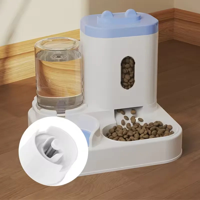 AquaFeed™ 2-in-1 Automatic Pet Feeder & Water Dispenser