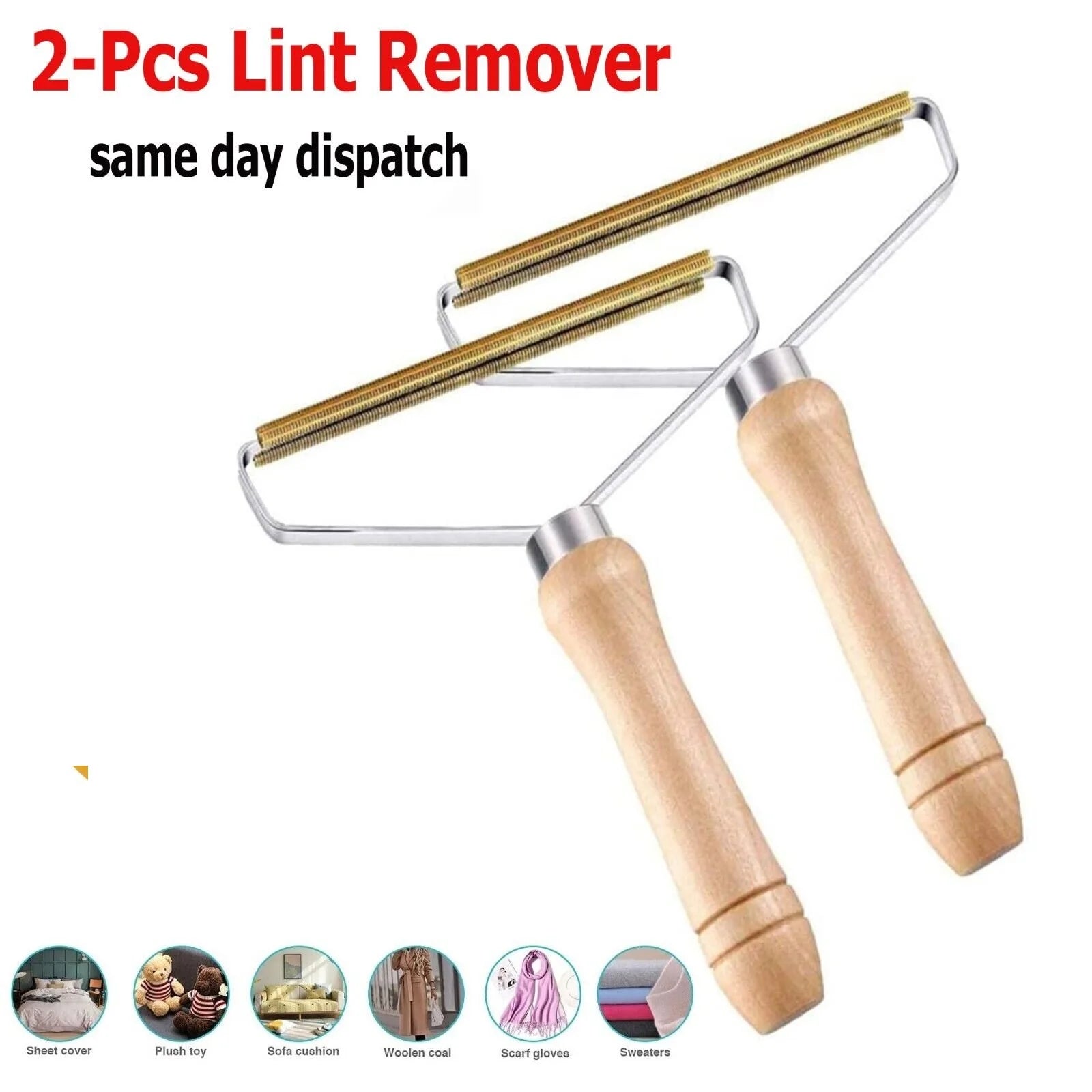 Reusable Lint Remover, Pet Hair Remover for Clothes Furniture and Carpets