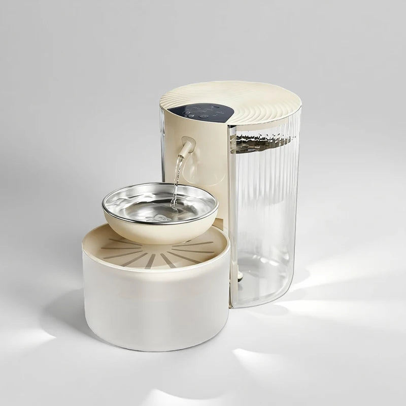Heated Pet Water Fountain | Smart Stainless Steel Cat & Dog Water Dispenser