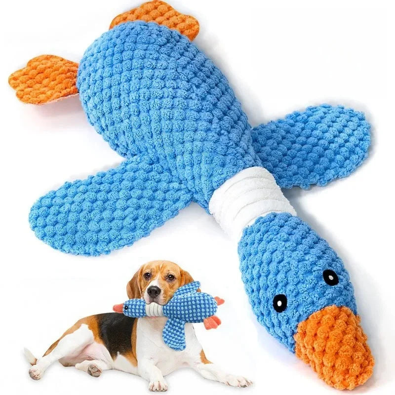 Squeaky Dog Toy UK | Plush Goose Toy for Dogs & Cats