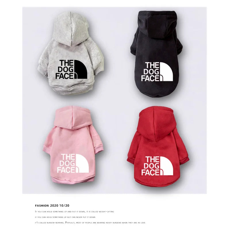 Dog Hoodie Jacket Warm Cotton Coat for Small Medium Large Dogs Winter Pet Clothes