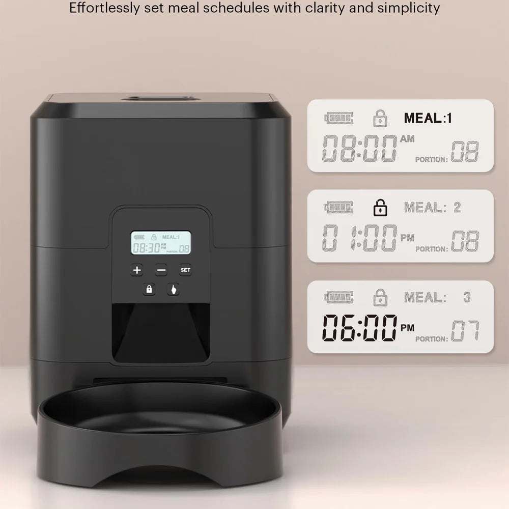 Smart WiFi Pet Feeder 2L with Timer | Automatic Cat & Dog Feeder