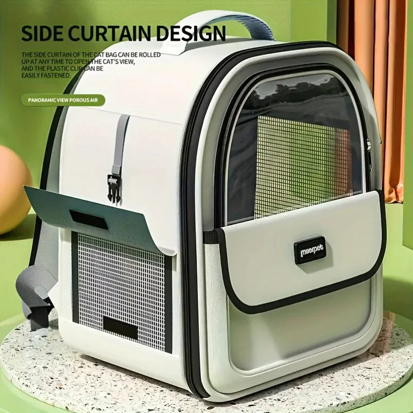 Transparent Pet Backpack | Breathable Cat & Dog Carrier Bubble Backpack