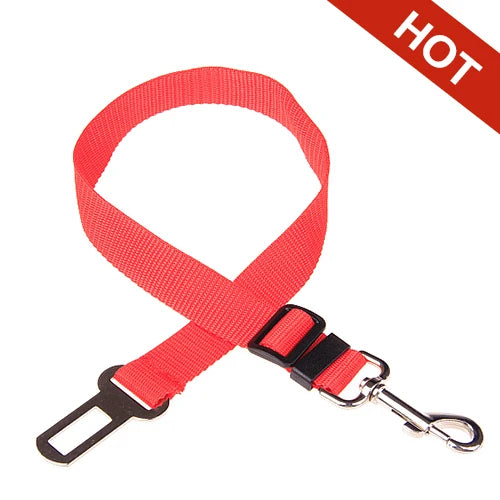 Adjustable Dog Car Seat Belt Safety Lead Clip for Pets Secure Travel Harness
