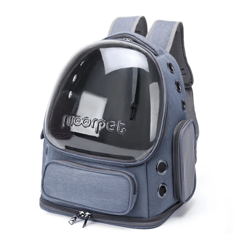Waterproof Pet Backpack | Breathable Cat & Small Dog Travel Carrier Bag