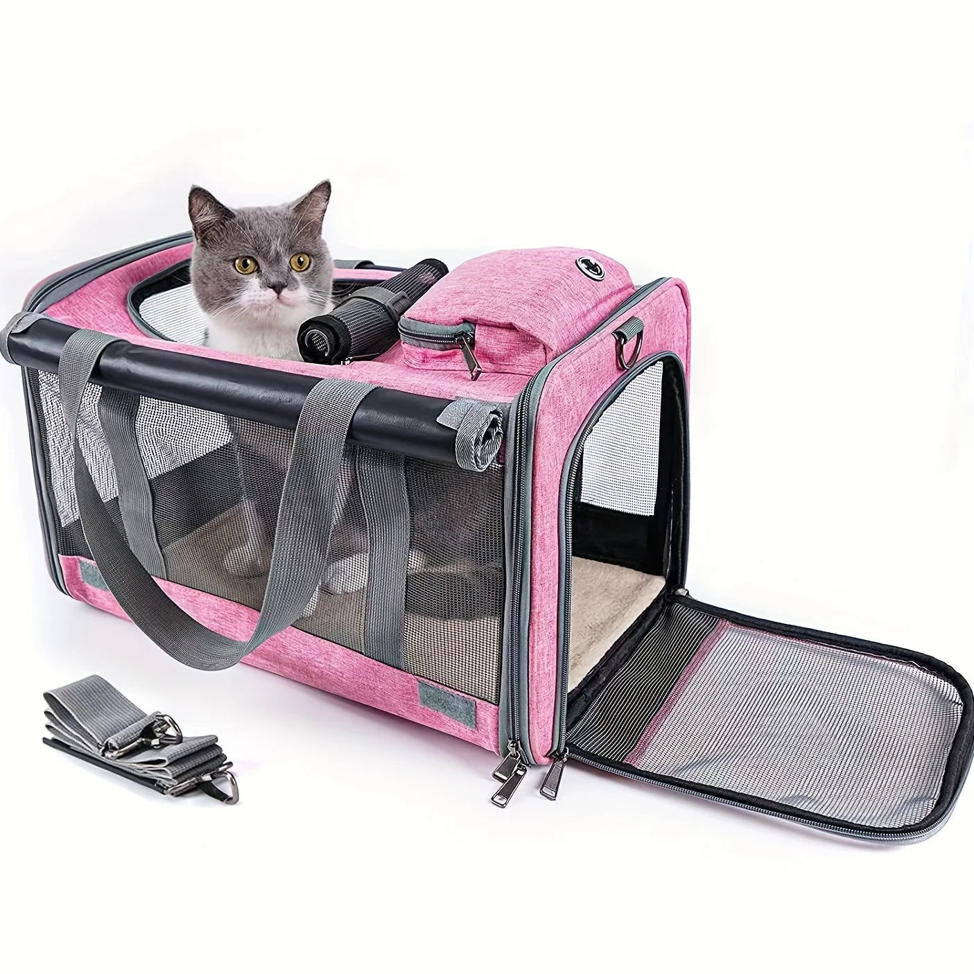 ComfortMax Large Pet Carrier for Cats and Dogs Soft-Sided Travel Bag
