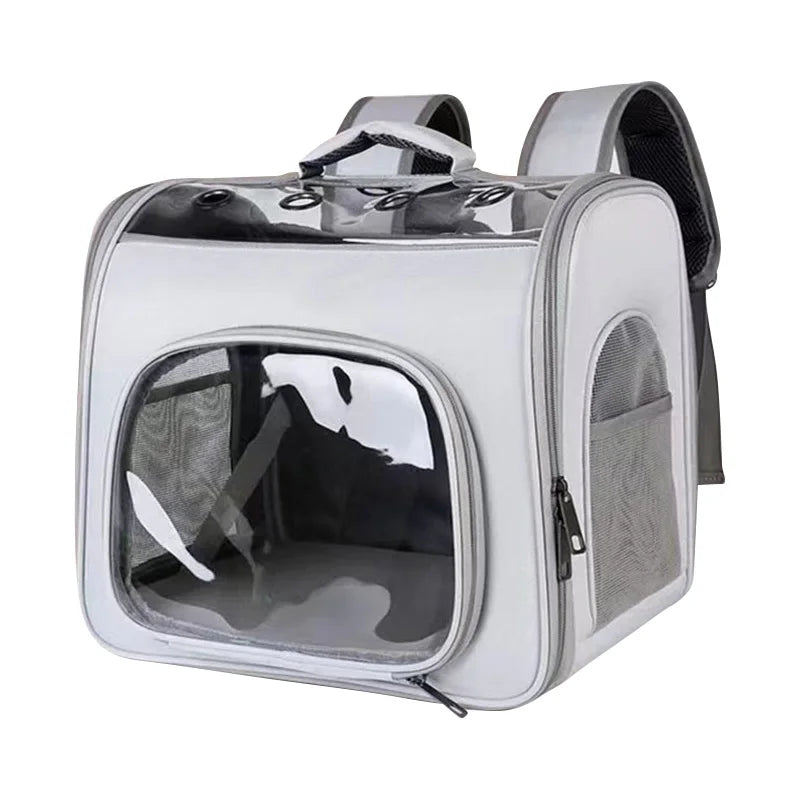 Breathable Foldable Pet Backpack Cat & Small Dog Carrier up to 7.5kg