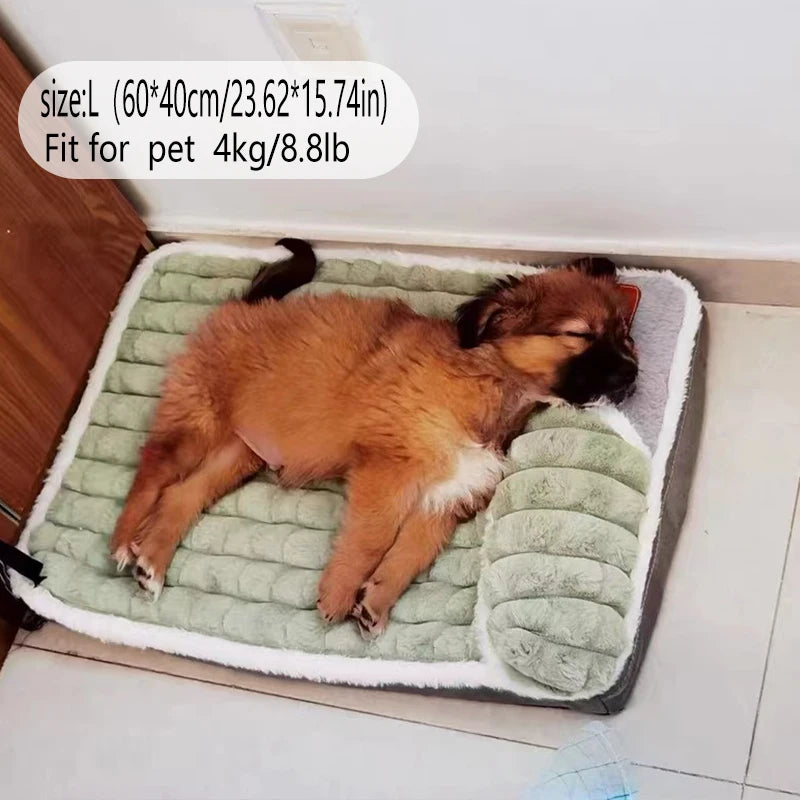 Luxury Plush Dog Bed Mat | Washable All Season Dog Sleeping Mat UK
