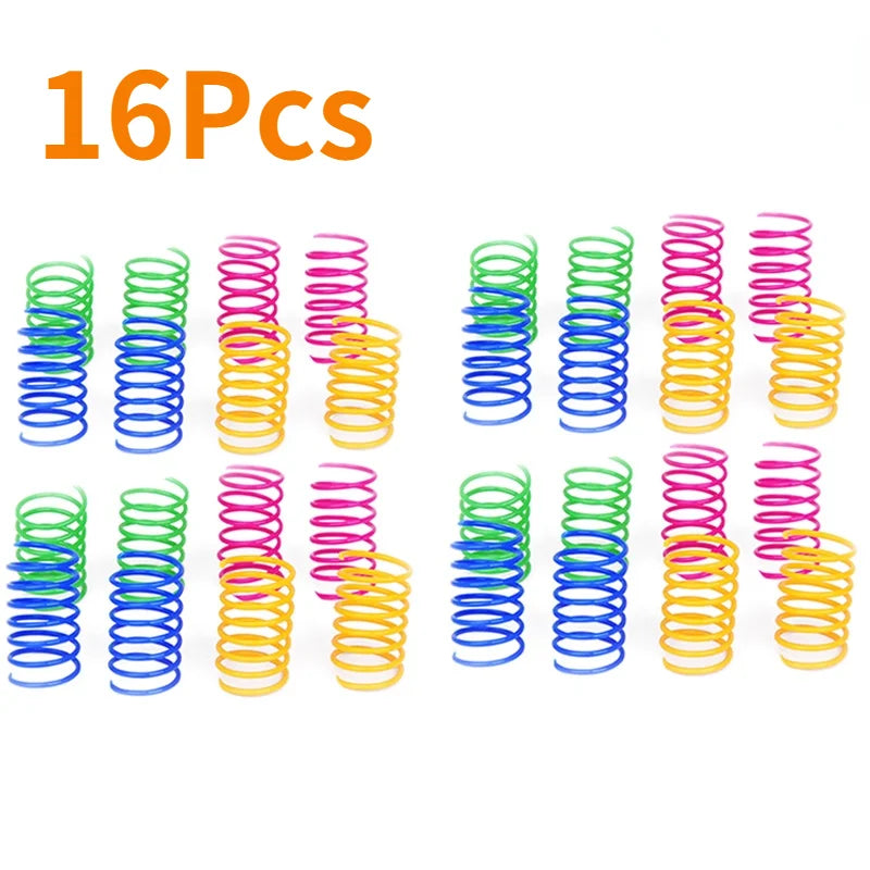 Cat Spring Toy Set | Interactive Bouncy Coil Toys for Cats