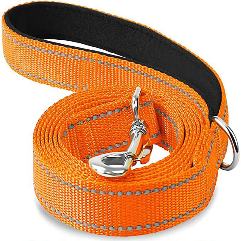Reflective Dog Leash for Walking Training – Durable Pet Lead 1.2m–1.8m
