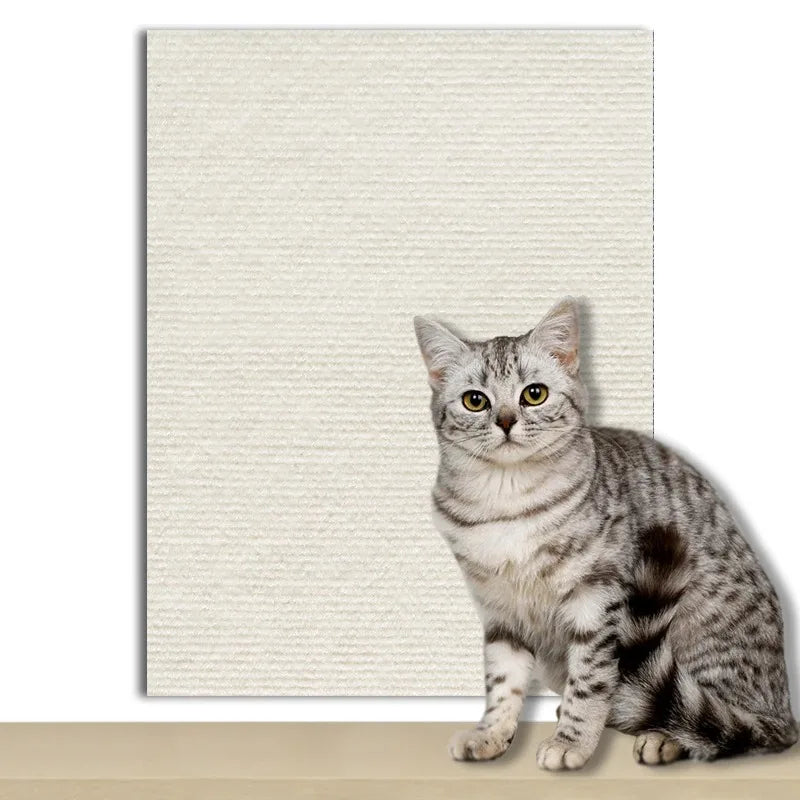 Self-Adhesive Cat Scratcher Mat 60x200cm | Sofa Protector Scratch Pad