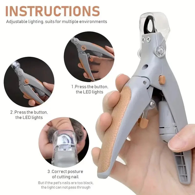 Pet Nail Clipper with LED UK | Safe Dog & Cat Nail Trimmer