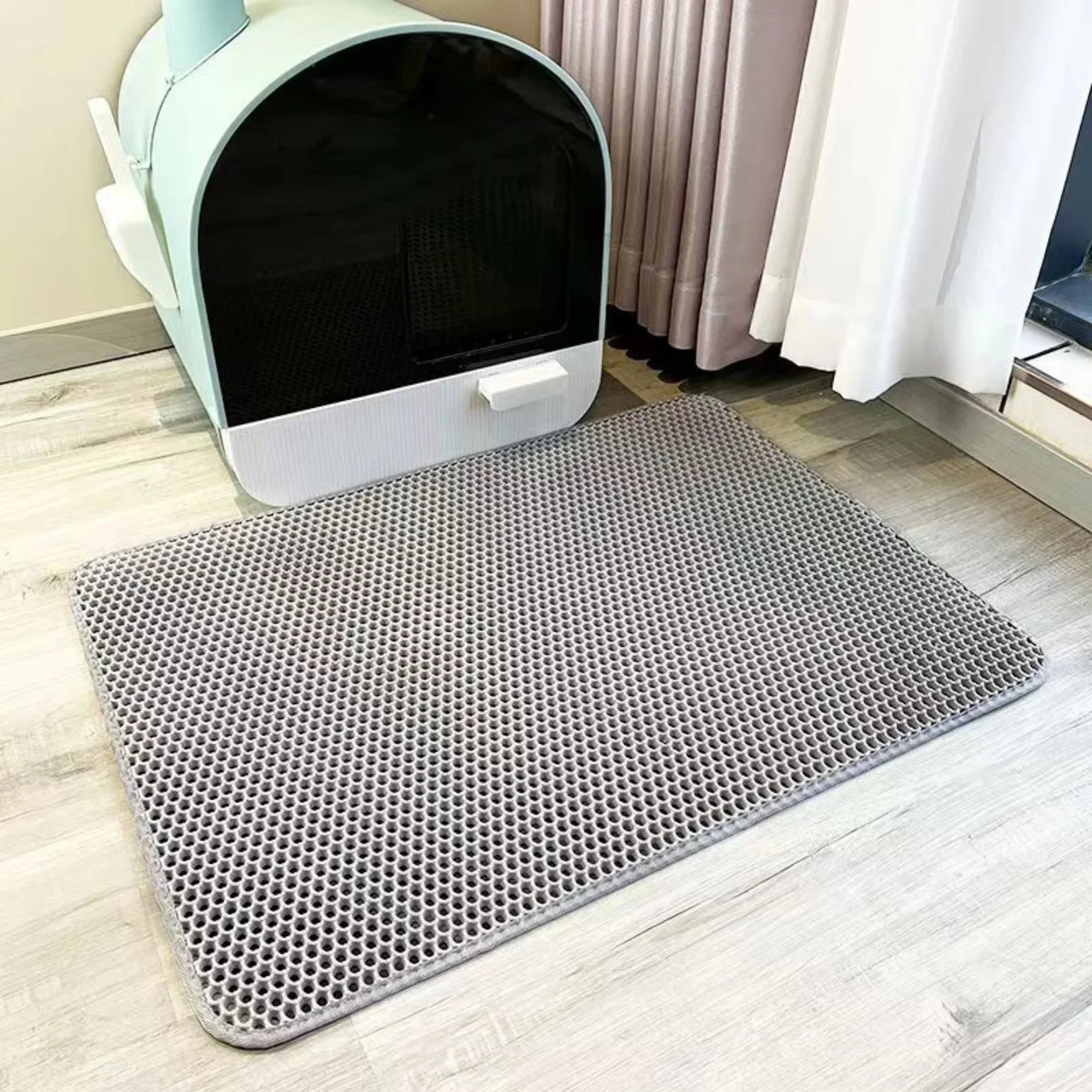 Extra Large Cat Litter Mat Waterproof | Double Layer Anti-Tracking Mat
