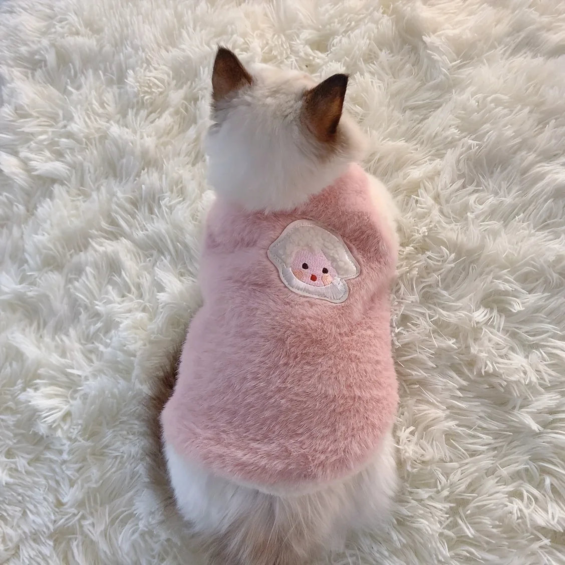 Warm Cat Winter Vest Soft Pet Sweater Comfortable Cold Weather Clothing for Cats