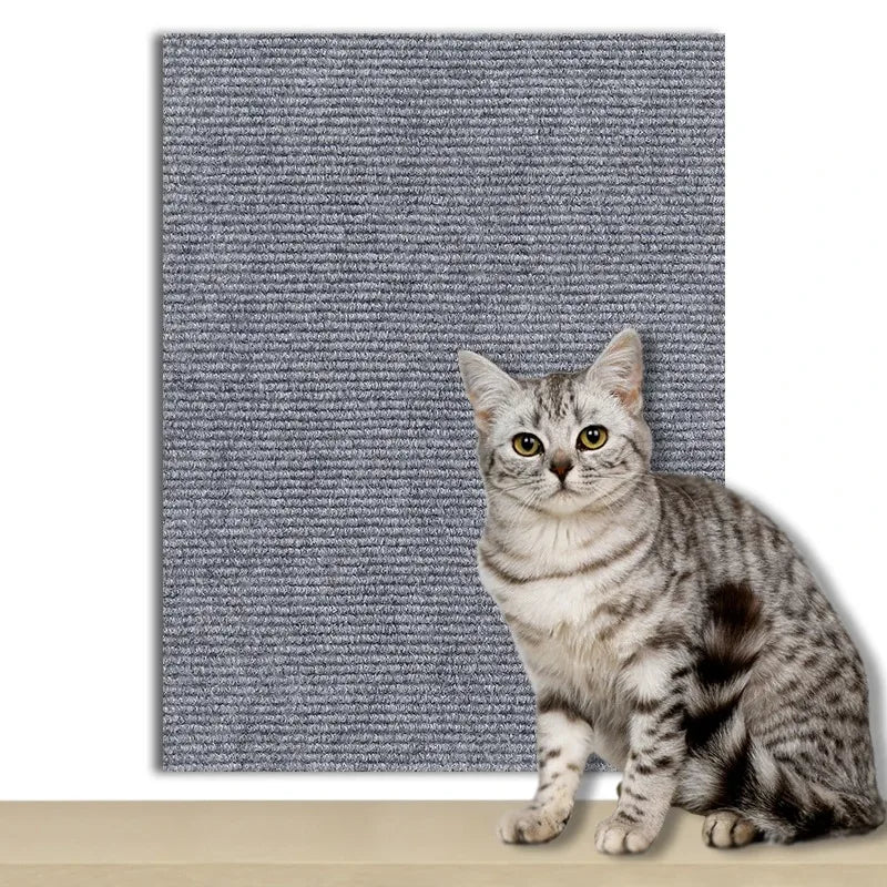 Self-Adhesive Cat Scratcher Mat 60x200cm | Sofa Protector Scratch Pad
