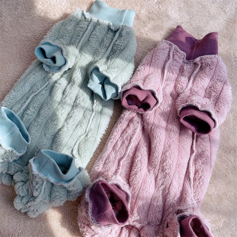 Warm Turtleneck Cat Sweater Soft Fleece Winter Coat for Hairless and Short Hair Cats