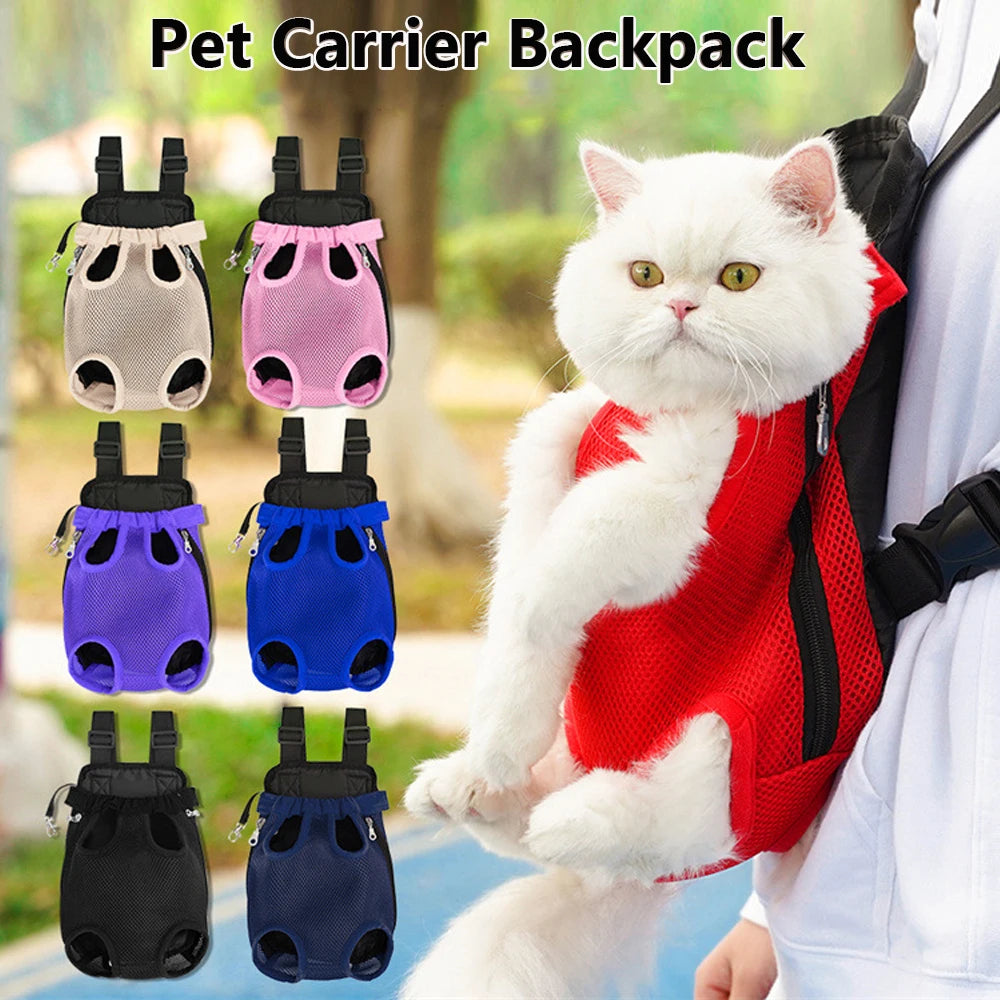 Pet Carrier Backpack for Cats & Small Dogs | Breathable Travel Backpack for Pets