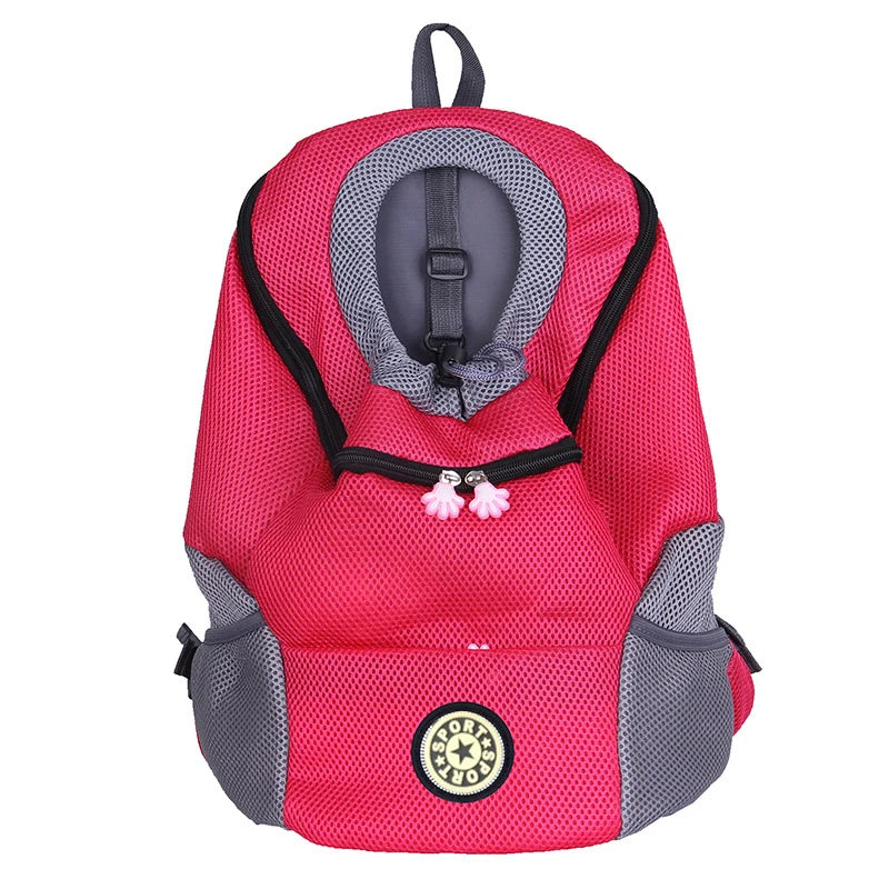 Foldable Pet Backpack,Breathable Carrier for Cats & Small Dogs up to 7.5kg