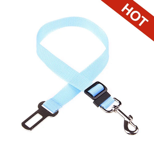Adjustable Dog Car Seat Belt Safety Lead Clip for Pets Secure Travel Harness