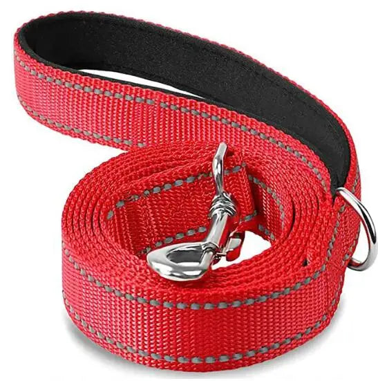 Reflective Dog Leash for Walking Training – Durable Pet Lead 1.2m–1.8m