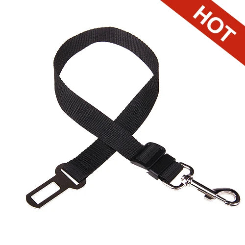 Adjustable Dog Car Seat Belt Safety Lead Clip for Pets Secure Travel Harness