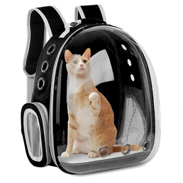 Transparent Pet Backpack,Space Capsule Carrier for Cats & Small Dogs