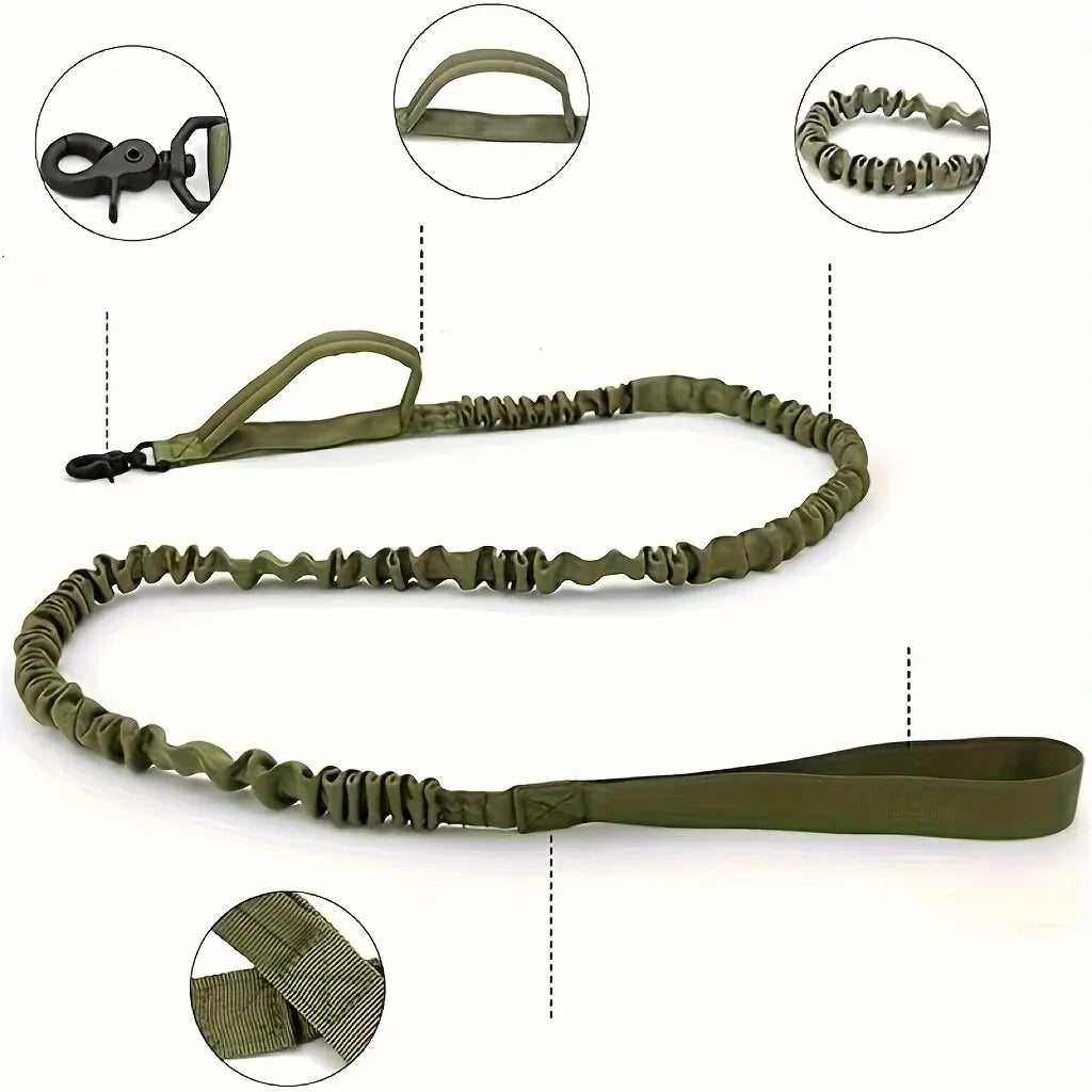 Tactical Dog Leash | Heavy Duty Training Lead for Large Dogs