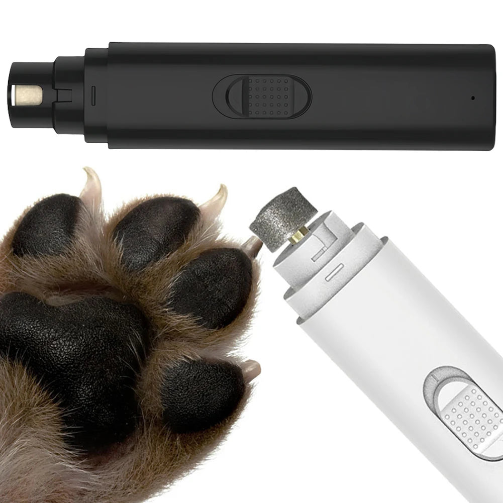 Pet Nail Grinder 2-Speed Quiet USB Rechargeable | Dog & Cat Nail Trimmer