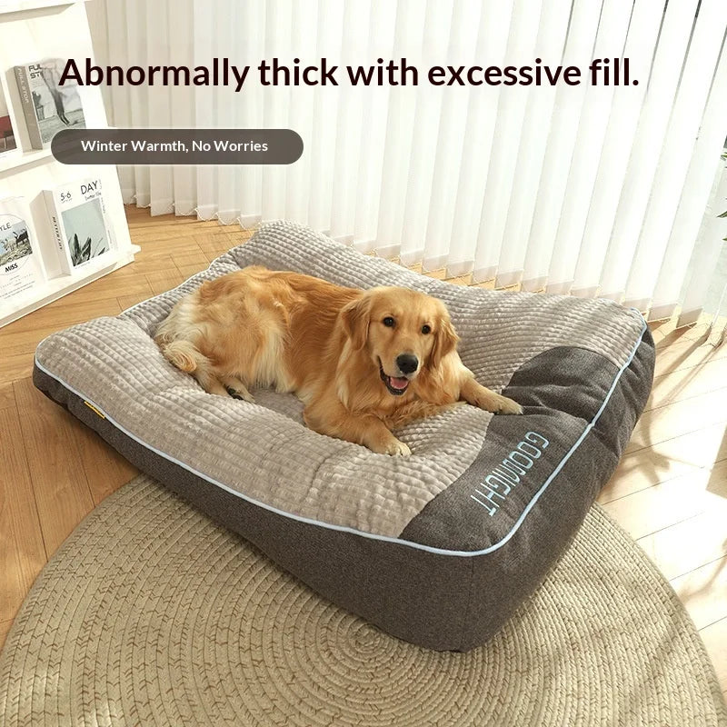 Warm Winter Dog & Cat Bed Mat – Soft Sleeping Mattress for Small, Medium & Large Pets
