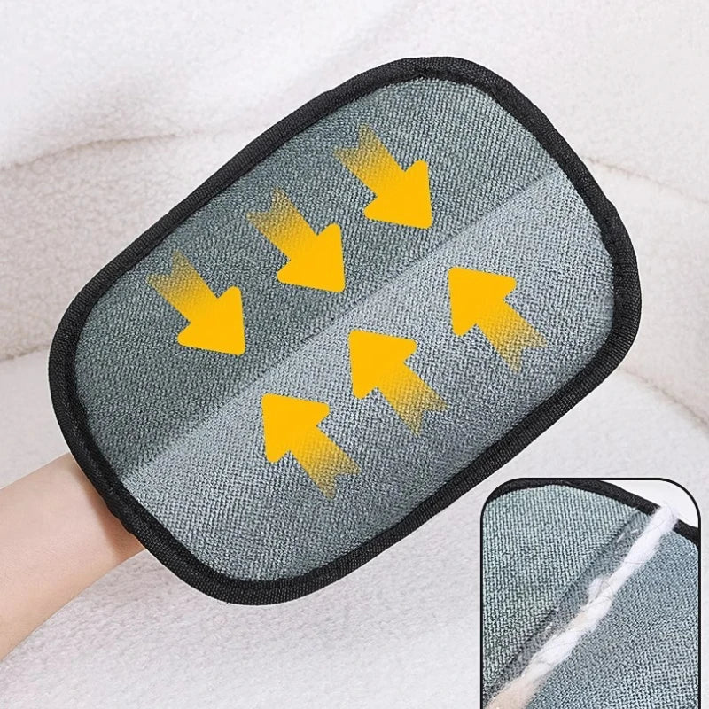 Pet Hair Remover Glove , Grooming Mitt for Cats and Dogs