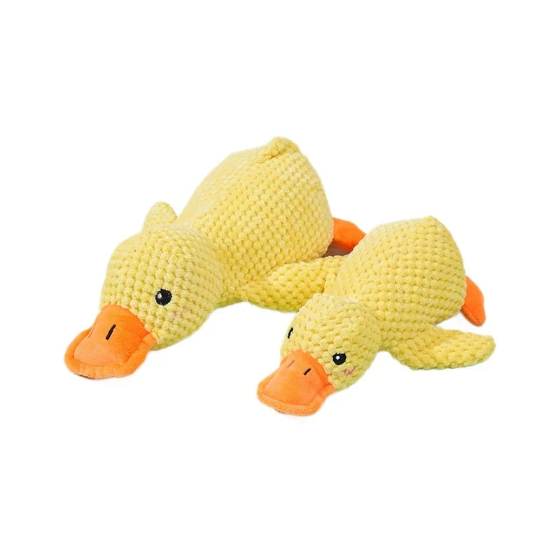 Durable Plush Duck Dog Toy – Bite-Resistant Chew Toy with Sound