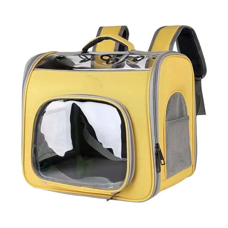 Breathable Foldable Pet Backpack Cat & Small Dog Carrier up to 7.5kg