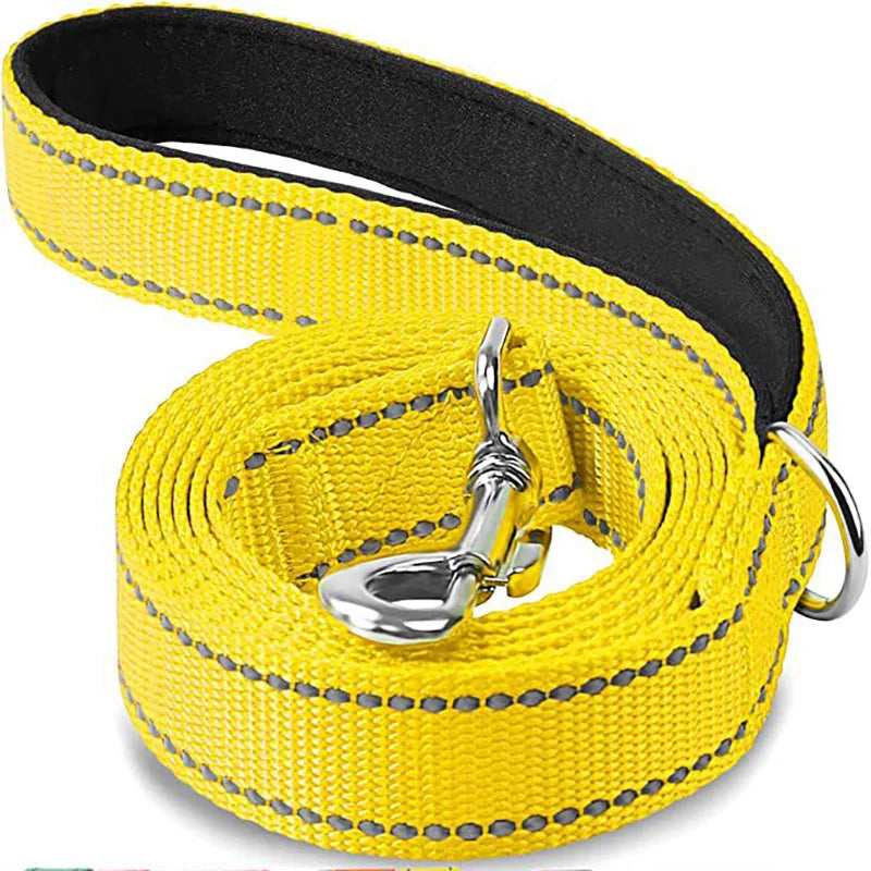 Reflective Dog Leash for Walking Training – Durable Pet Lead 1.2m–1.8m
