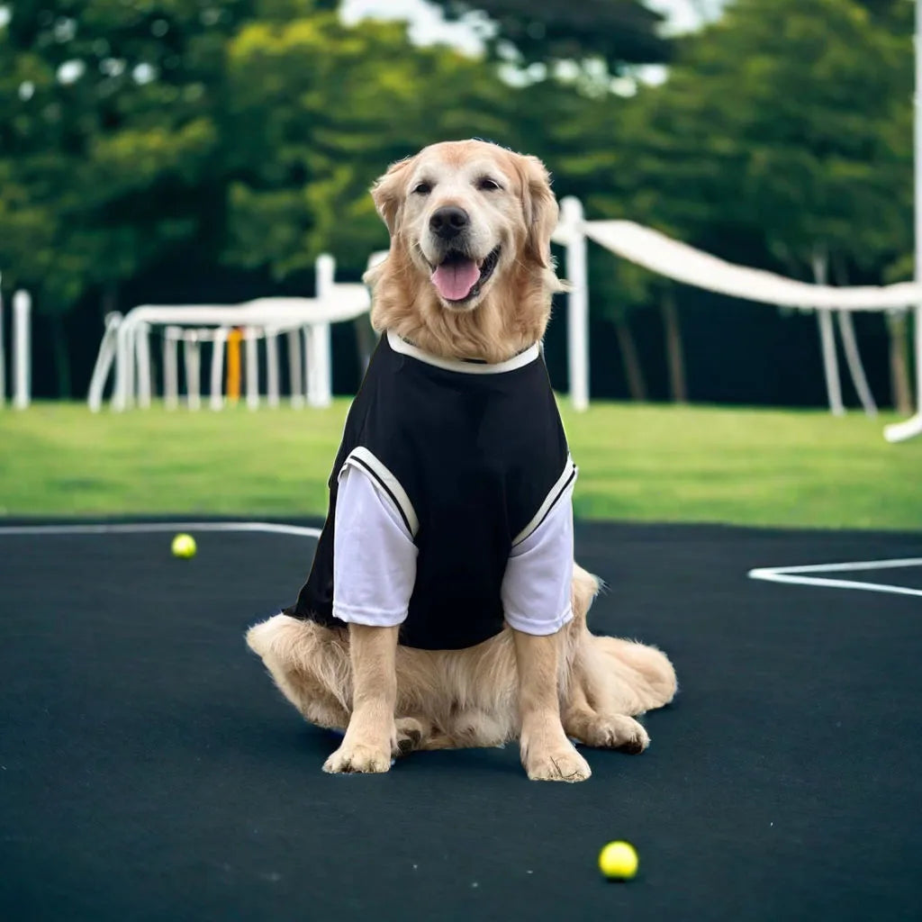 Hawaiian Style Dog T-Shirt – Breathable Summer Shirt for Medium & Large Dogs (XL-5XL)