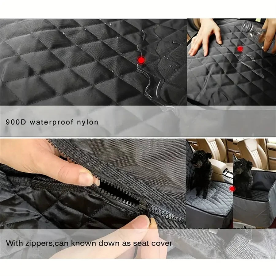Waterproof Dog Car Seat Cover Anti-Slip Quilted Protection for Cars SUVs