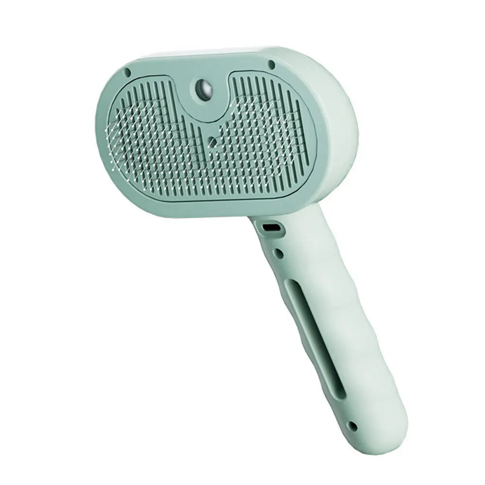 Steam Pet Brush UK | Self-Cleaning Grooming Brush with Spray