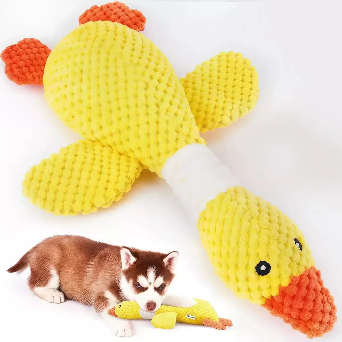 Squeaky Dog Toy UK | Plush Goose Toy for Dogs & Cats