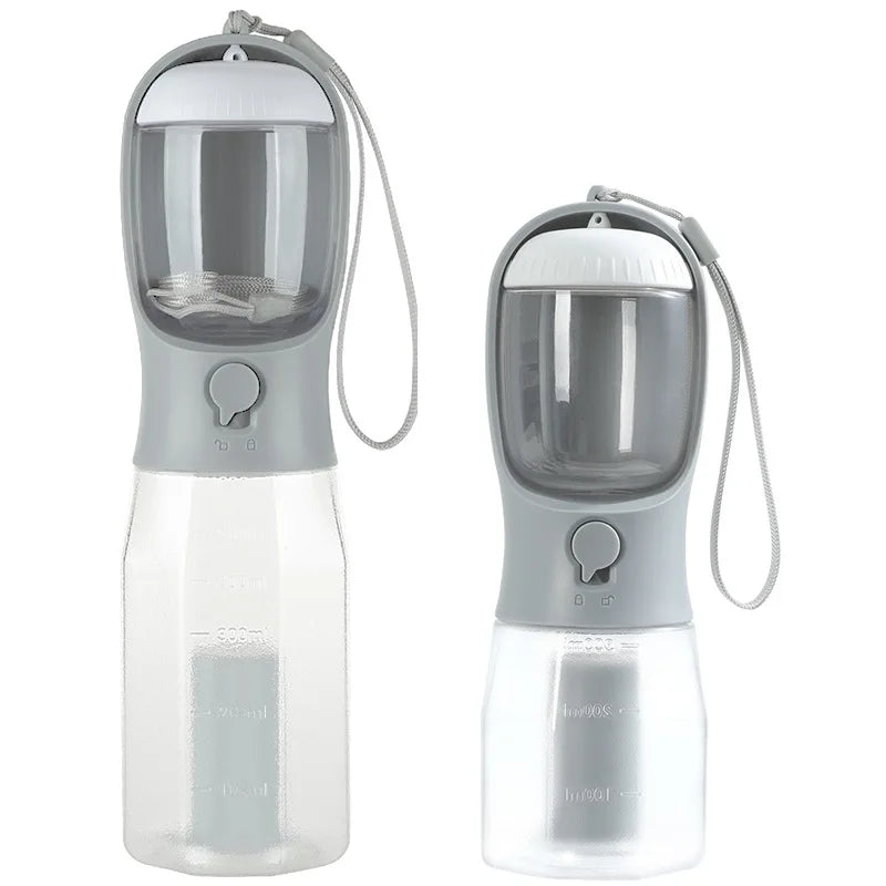 4-in-1 Pet Travel Water Bottle for Dogs & Cats