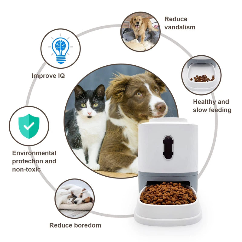SmartPaw Interactive FeederInteractive Dog & Cat Feeder | Slow Feeding Treat Dispenser Toy
