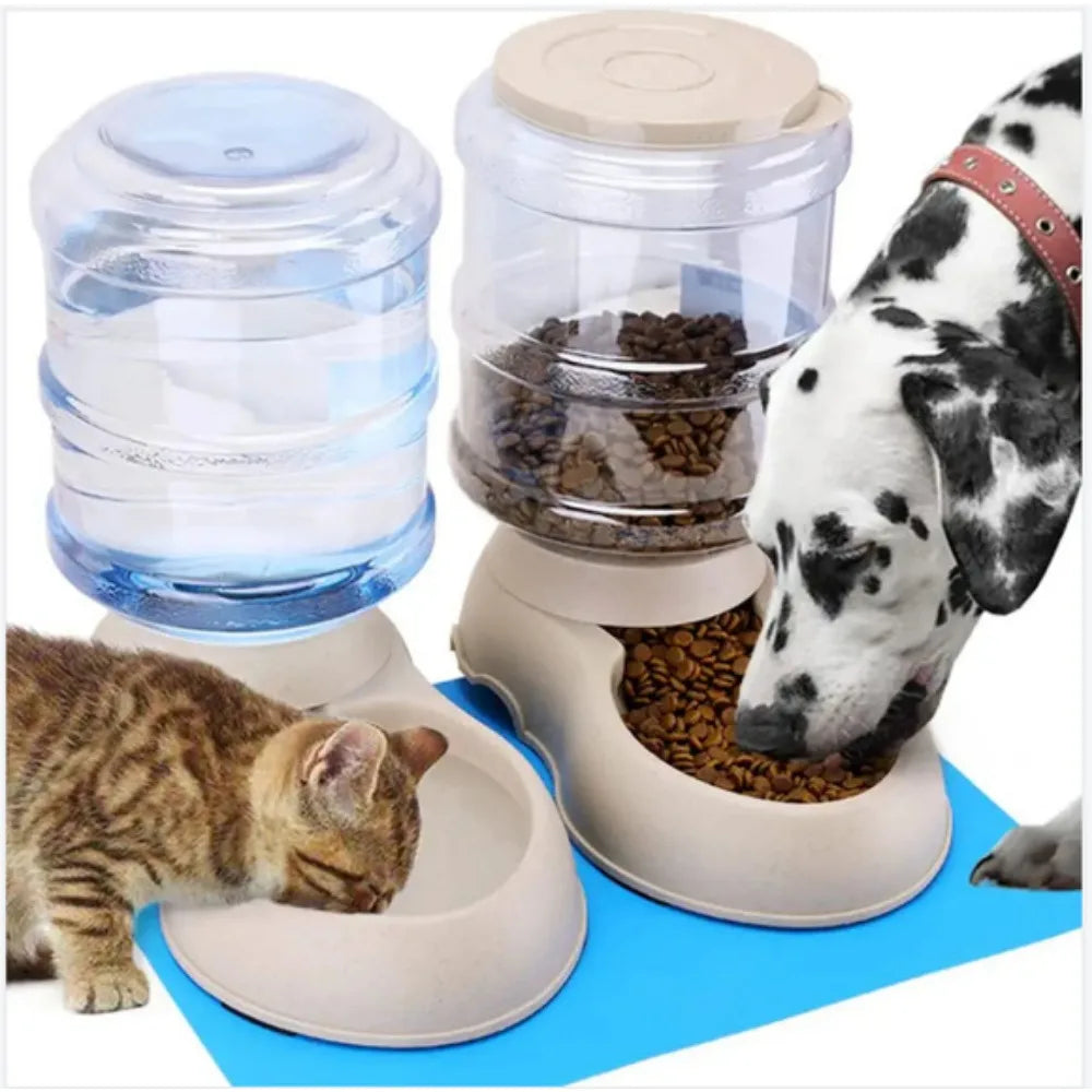 3.5L Automatic Pet Water Dispenser – Gravity Water Bowl for Dogs & Cats