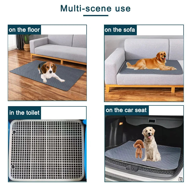 Reusable Dog Pee Pad | Waterproof Absorbent Training Mat