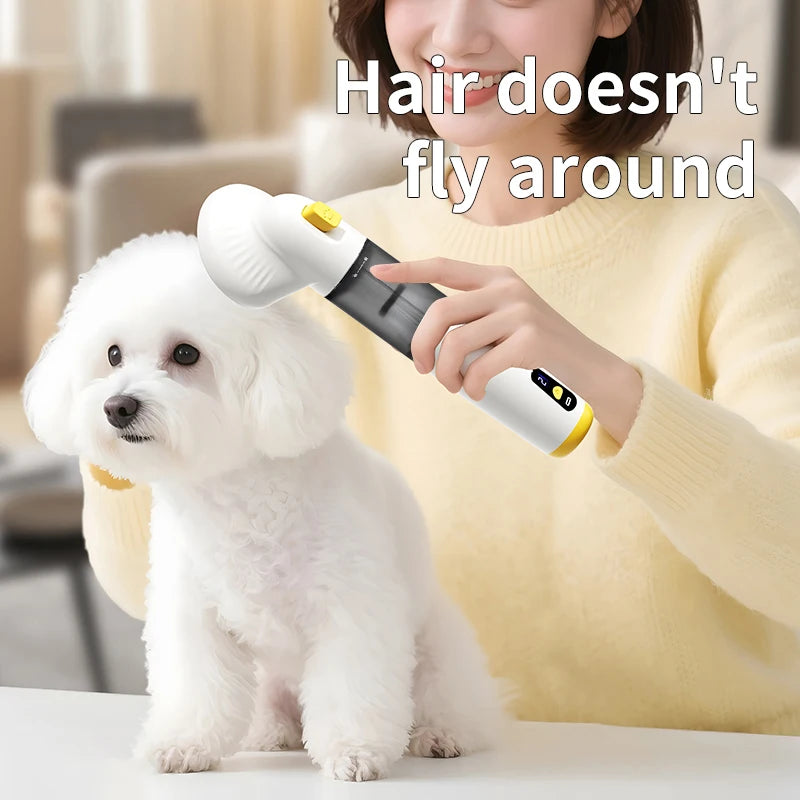 Pet Vacuum Grooming Kit UK | Cyclonic Hair Removal System for Dogs & Cats