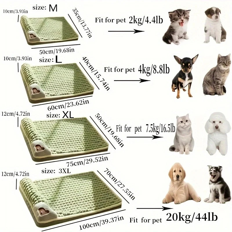Luxury Plush Dog Bed Mat | Washable All Season Dog Sleeping Mat UK
