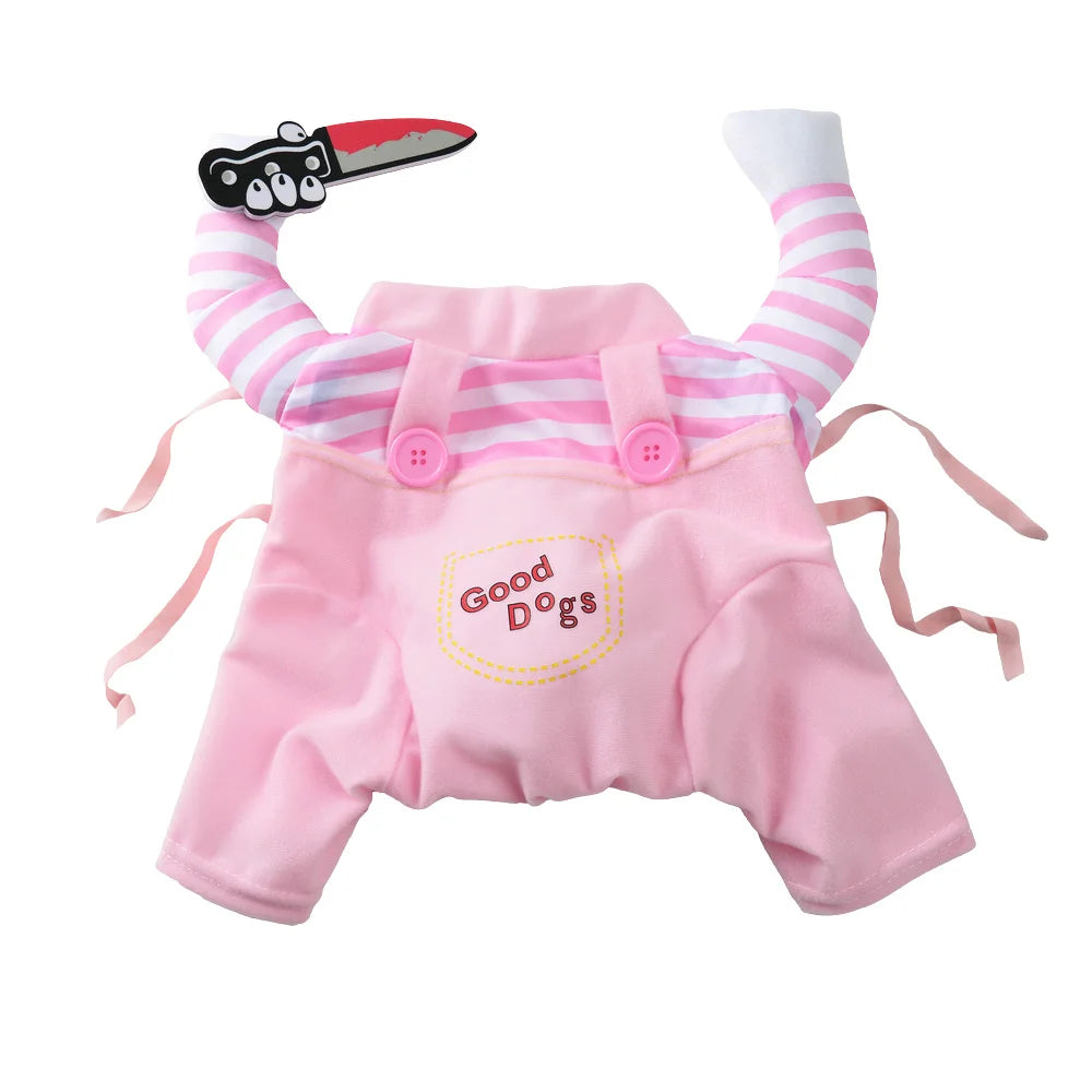 Dog Cosplay Costume for Small, Medium & Large Dogs and Cats – Halloween Party Outfit