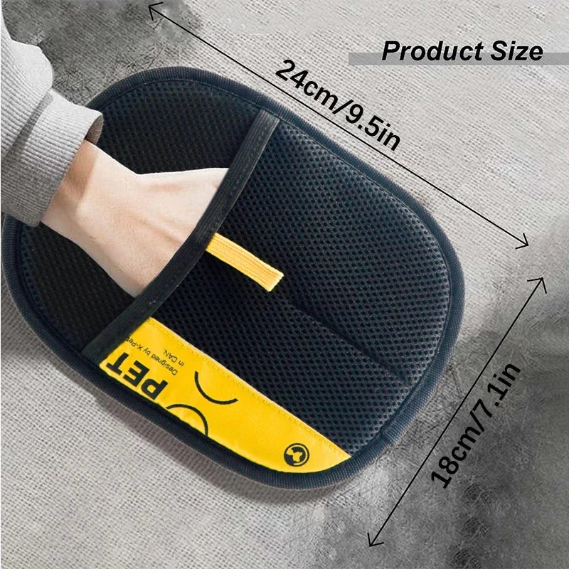 Pet Hair Remover Gloves Reusable | Electrostatic Grooming Glove