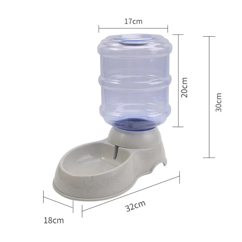 3.5L Automatic Pet Water Dispenser – Gravity Water Bowl for Dogs & Cats