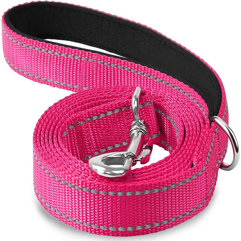 Reflective Dog Leash for Walking Training – Durable Pet Lead 1.2m–1.8m