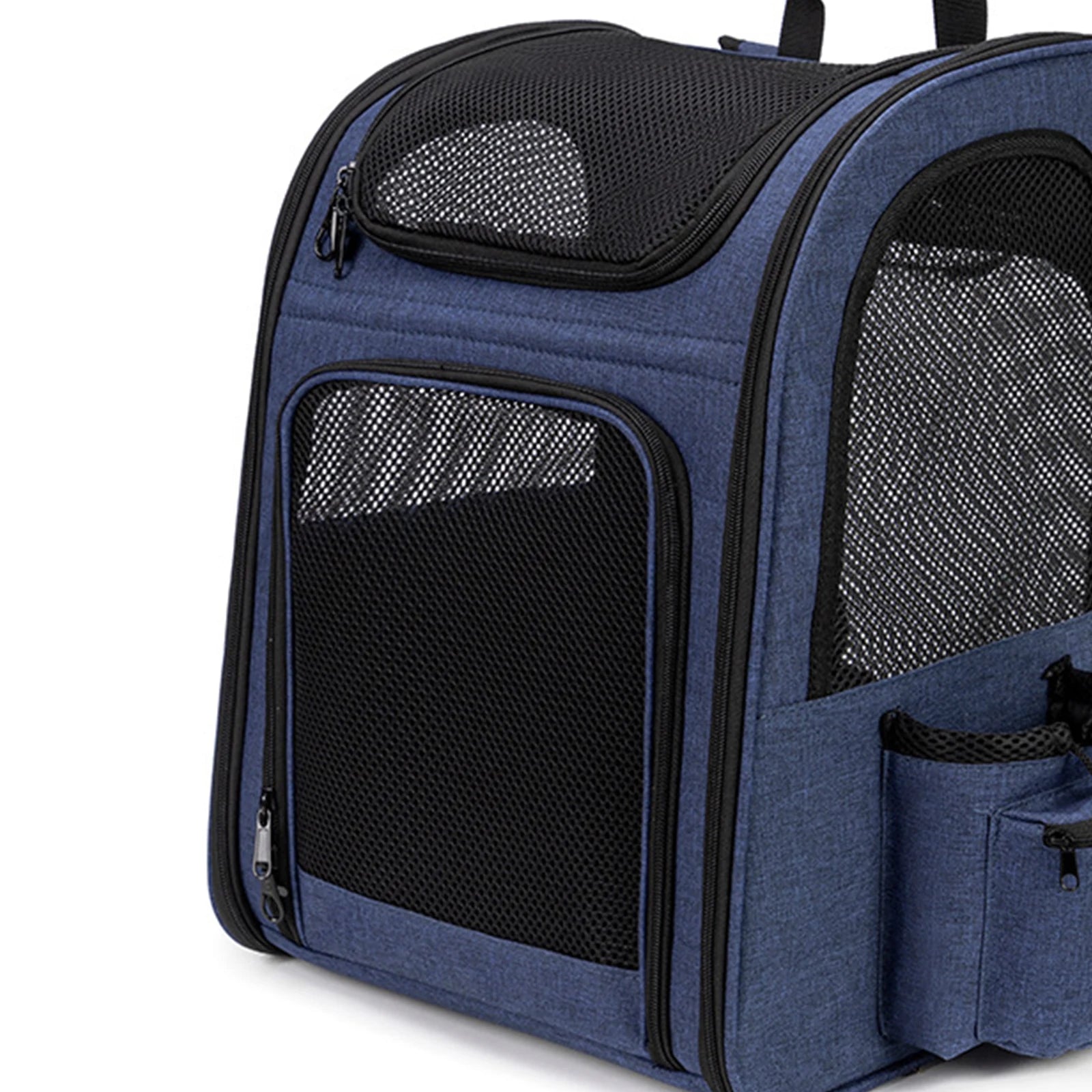 Expandable Pet Carrier Backpack – Breathable Travel Backpack for Cats & Small Dogs