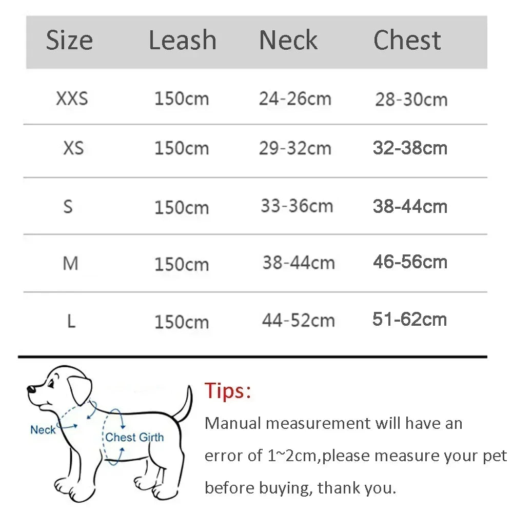 No-Pull Dog & Cat Harness & Lead Set | Adjustable Reflective Vest